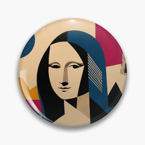 Item preview, Mona Lisa Dada — Geometric Avant-Garde Collage designed and sold by MarksBook.