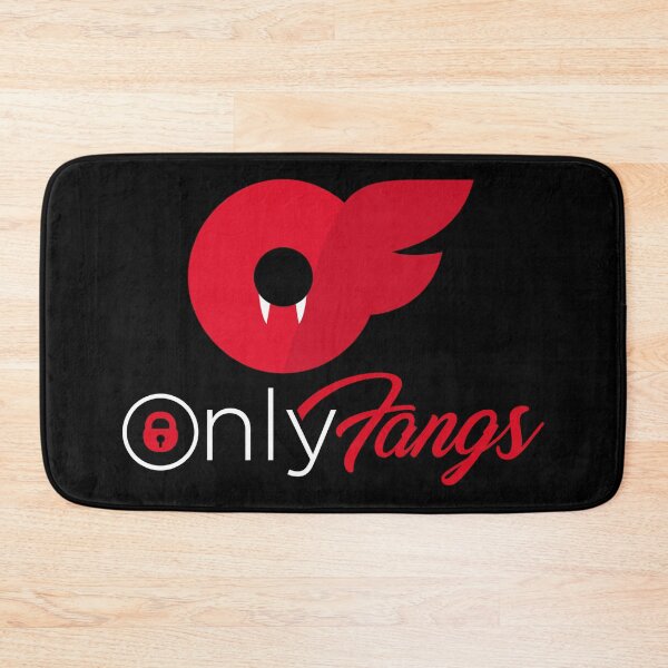 Item preview, Only Fangs - red and white text designed and sold by calypso-designs.