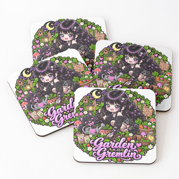 Item preview, Garden Gremlin Goth Girl Sticker designed and sold by AnnekeJordaan.