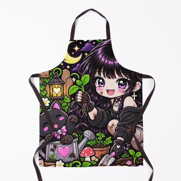 Item preview, Garden Gremlin Goth Girl Sticker designed and sold by AnnekeJordaan.