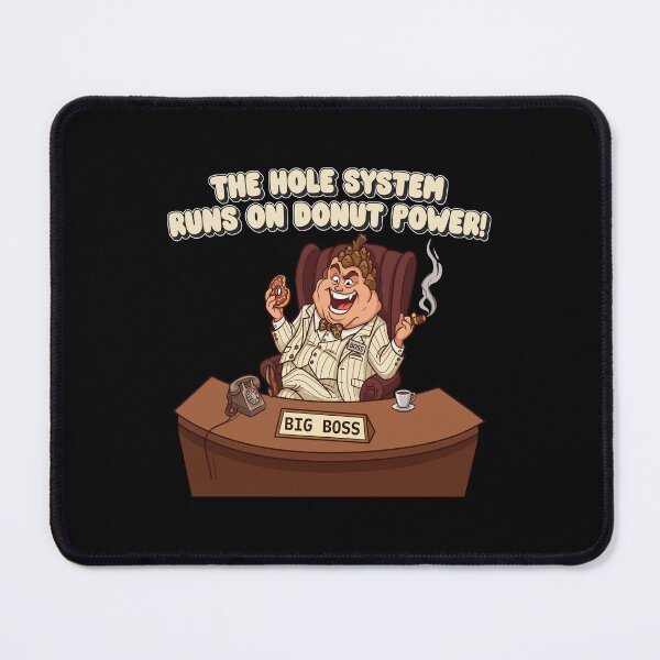 Item preview, The Hole System Runs on Donut Power Funny Boss designed and sold by Ignitro-Works.