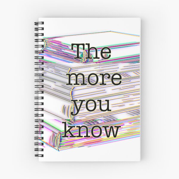 Item preview, The More You Know – Colorful Glitch Art Book Stack designed and sold by aadventures.
