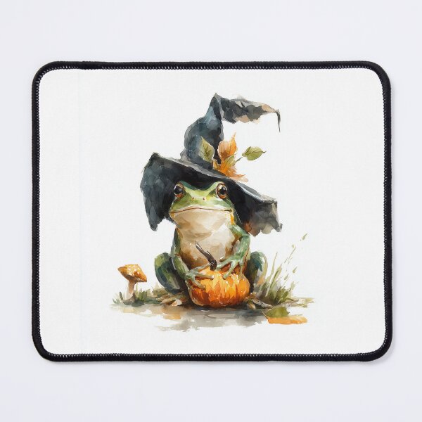 Item preview, Little Witch Frog designed and sold by Helenaphotoart.