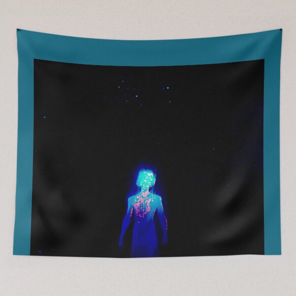 Item preview, Conqueror Neon Cosmic entity Sci-Fi Art designed and sold by Gingergarlic.