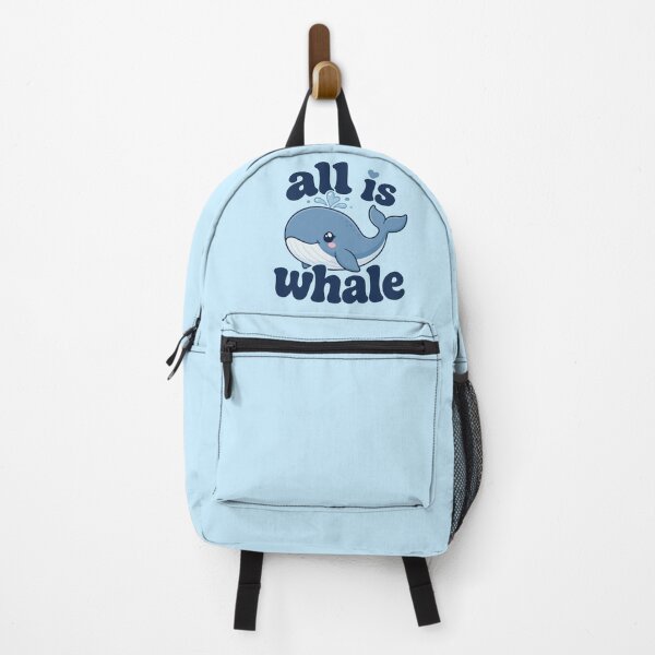 Item preview, All Is Whale Cute Ocean Pun designed and sold by pixiedustpaint.