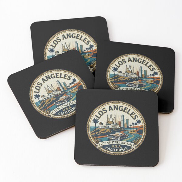 Item preview, Los Angeles City Of Stars | Vintage California Travel Concept designed and sold by Cree8if.