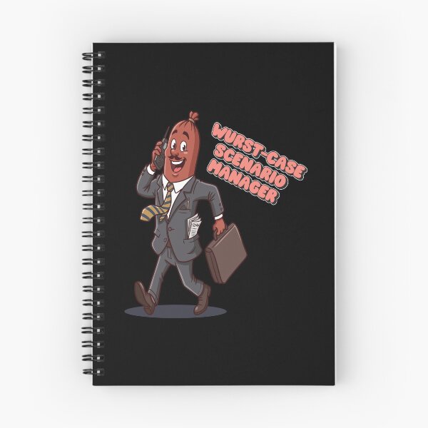 Item preview, Wurst-Case Scenario Manager Funny Sausage Pun designed and sold by Ignitro-Works.
