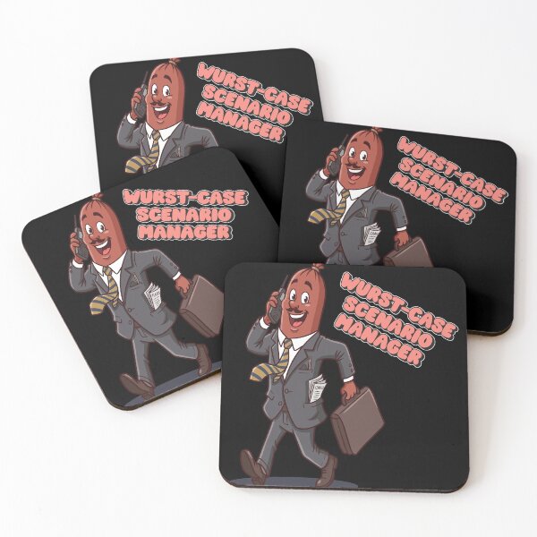 Item preview, Wurst-Case Scenario Manager Funny Sausage Pun designed and sold by Ignitro-Works.