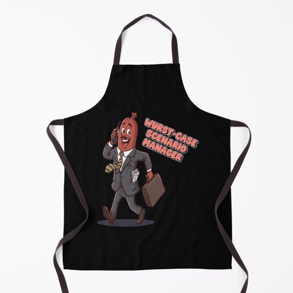 Item preview, Wurst-Case Scenario Manager Funny Sausage Pun designed and sold by Ignitro-Works.