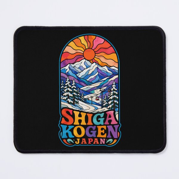 Item preview, Shiga Kogen Japan Travel Stained Glass designed and sold by TomFrontierArt.