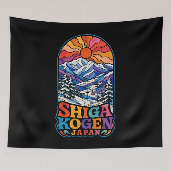 Item preview, Shiga Kogen Japan Travel Stained Glass designed and sold by TomFrontierArt.
