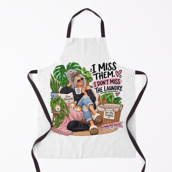Item preview, I Miss Them I Don’t Miss the Laundry – Funny Empty Nester Mom designed and sold by CottageGardenCo.