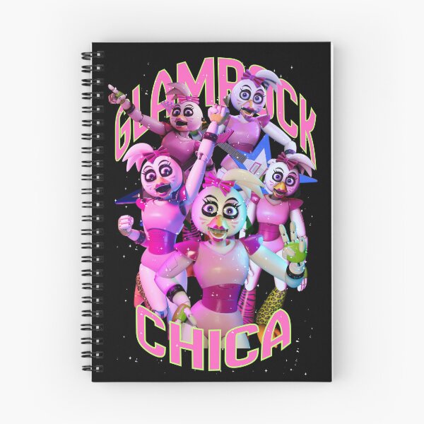 Item preview, Glamrock chica with green text and white sparkles designed and sold by Jara  Palis.