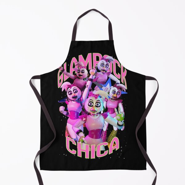 Item preview, Glamrock chica with green text and white sparkles designed and sold by Jara Palis.