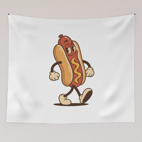 Item preview, Confident Hot Dog Strutting With Swagger designed and sold by HoopeStylee.