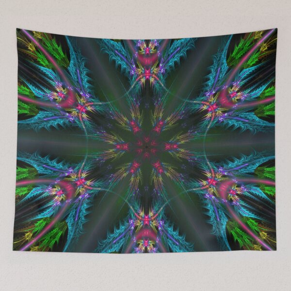 Item preview, Lattice of the Emerald Snowflake designed and sold by bloorose.