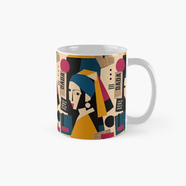 Item preview, Beauty Can Also Be Absurd — Dada Geometric Portrait designed and sold by MarksBook.