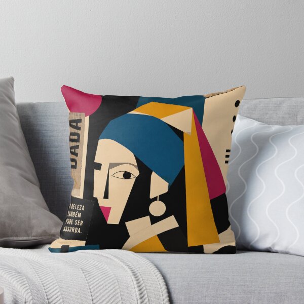 Item preview, Beauty Can Also Be Absurd — Dada Geometric Portrait designed and sold by MarksBook.