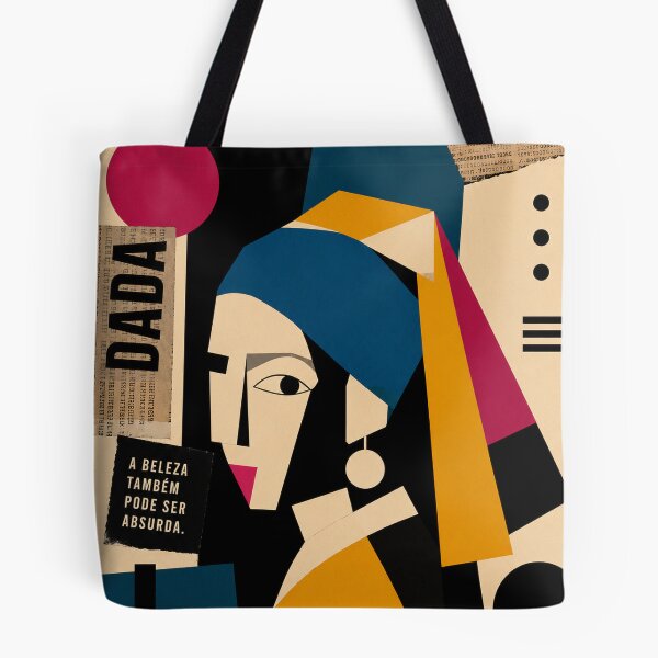 Item preview, Beauty Can Also Be Absurd — Dada Geometric Portrait designed and sold by MarksBook.