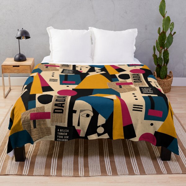 Item preview, Beauty Can Also Be Absurd — Dada Geometric Portrait designed and sold by MarksBook.