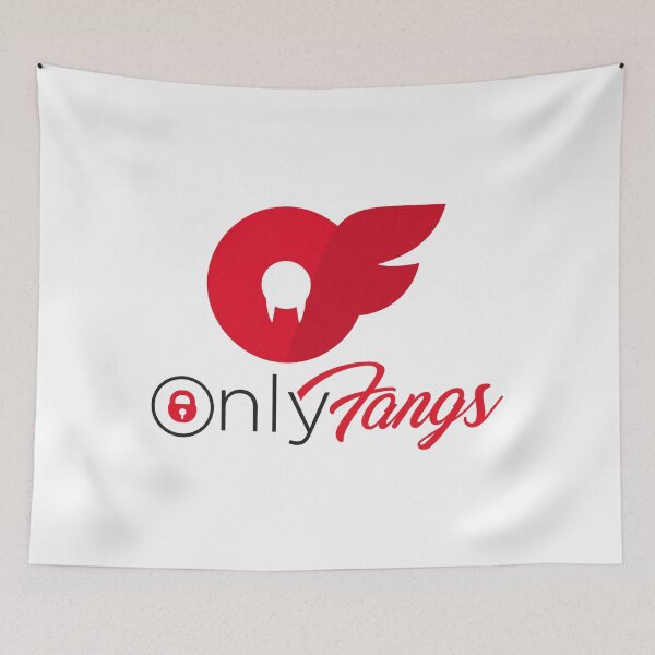 Item preview, Only Fangs - red and black text designed and sold by calypso-designs.