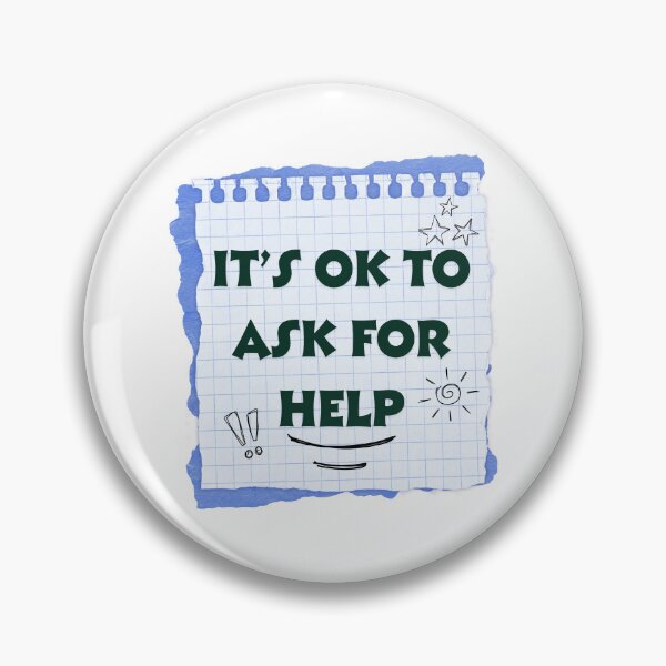 Item preview, It's ok to ask for help designed and sold by  StudioAlunsina.