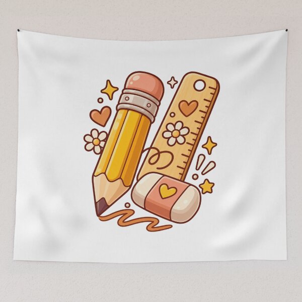 Item preview, School Supplies Set designed and sold by LuveraxArt.
