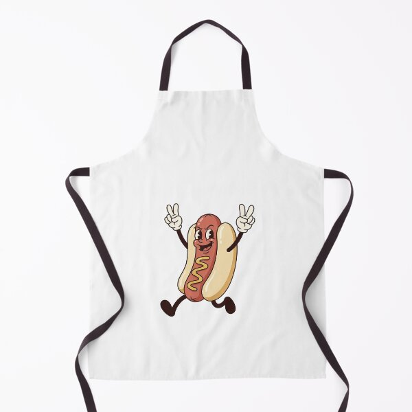 Item preview, Playful Hot Dog Jumping With Excitement designed and sold by HoopeStylee.