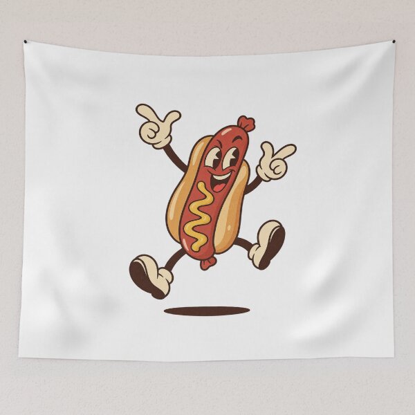 Item preview, Mischievous Hot Dog Mid Cheeky Hop designed and sold by HoopeStylee.
