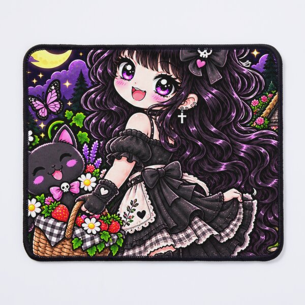 Item preview, Cottagecore Cutie Goth Girl Sticker designed and sold by AnnekeJordaan.