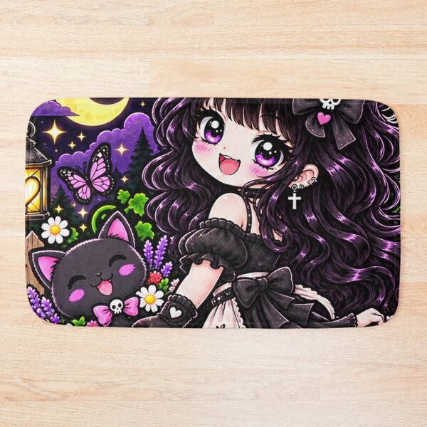 Item preview, Cottagecore Cutie Goth Girl Sticker designed and sold by AnnekeJordaan.