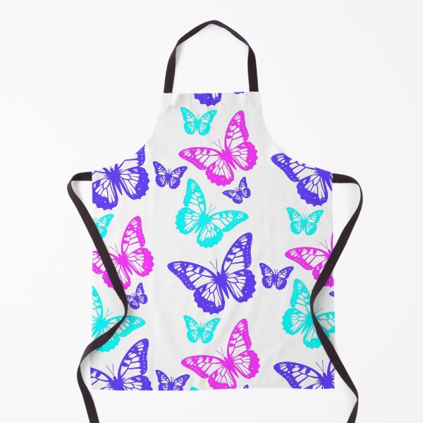 Item preview, Colorful Fantasy Elegant Butterflies on White Shapes Mania designed and sold by Shapes-Mania.