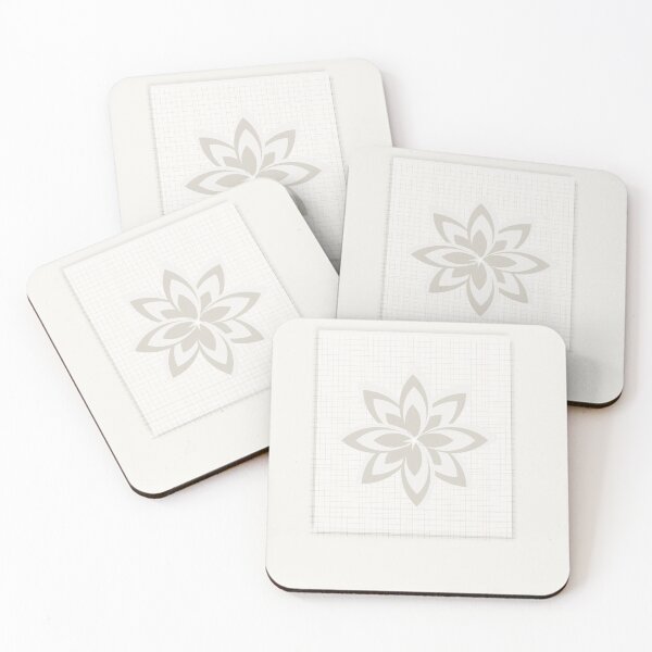Item preview, Symmetrical Eight Petal Geometric Flower designed and sold by Vernalyssmusse.