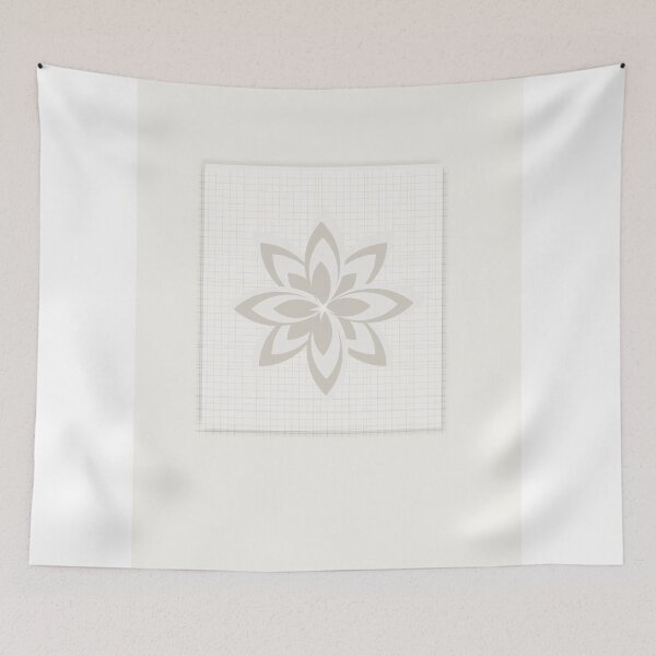 Item preview, Symmetrical Eight Petal Geometric Flower designed and sold by Vernalyssmusse.
