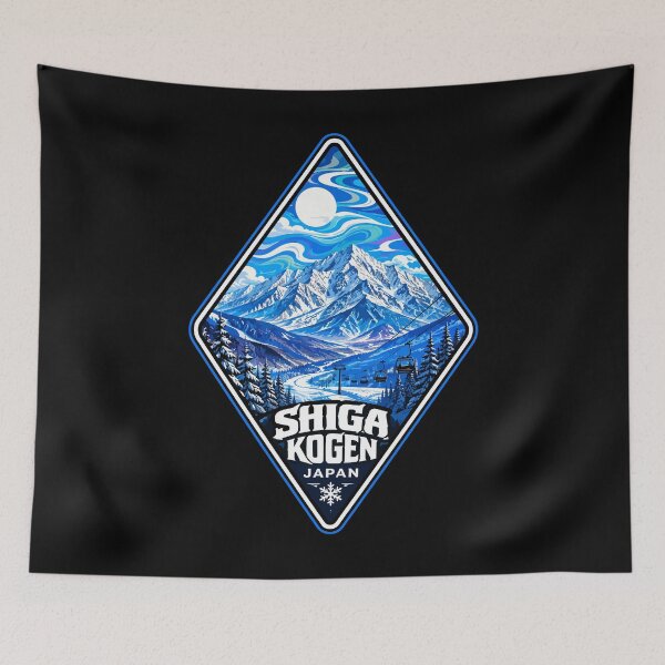 Item preview, Shiga Kogen Ski Resort Japan Travel designed and sold by TomFrontierArt.