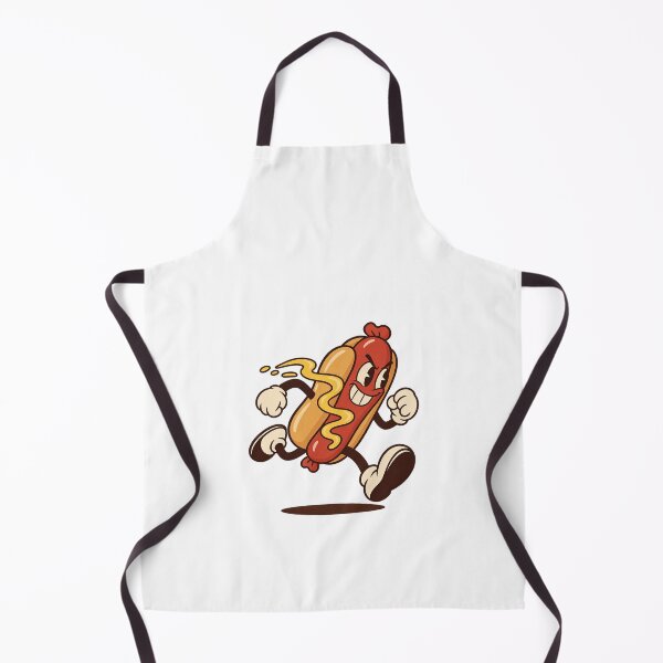 Item preview, Determined Hot Dog Running Full Speed designed and sold by HoopeStylee.