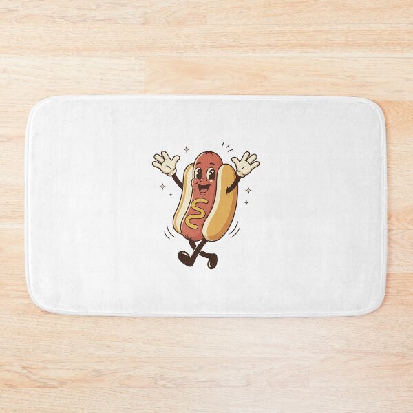 Item preview, Joyful Hot Dog Twirling With Sparkles designed and sold by HoopeStylee.