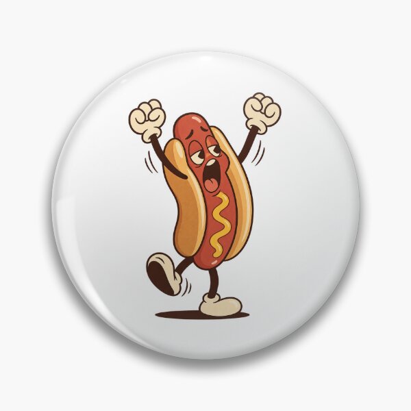 Item preview, Cozy Hot Dog Mid Morning Stretch designed and sold by HoopeStylee.