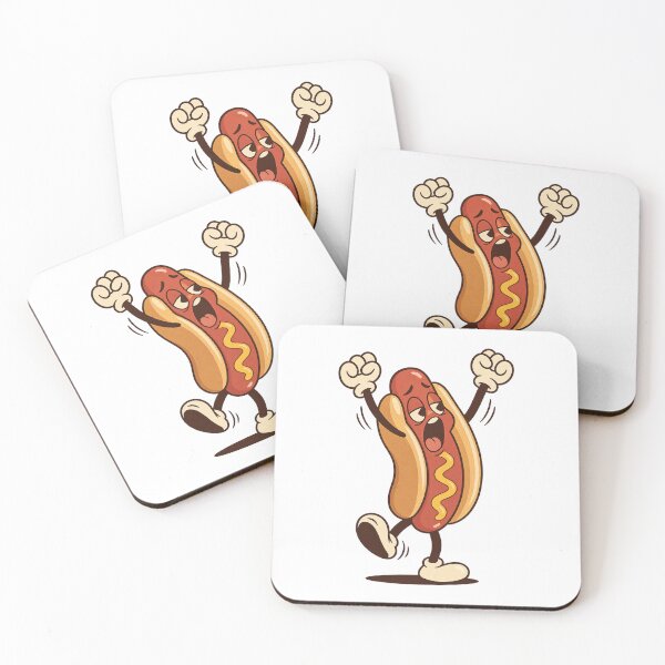 Item preview, Cozy Hot Dog Mid Morning Stretch designed and sold by HoopeStylee.