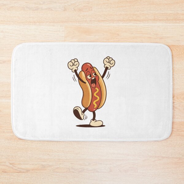 Item preview, Cozy Hot Dog Mid Morning Stretch designed and sold by HoopeStylee.