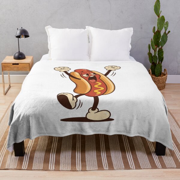 Item preview, Cozy Hot Dog Mid Morning Stretch designed and sold by HoopeStylee.