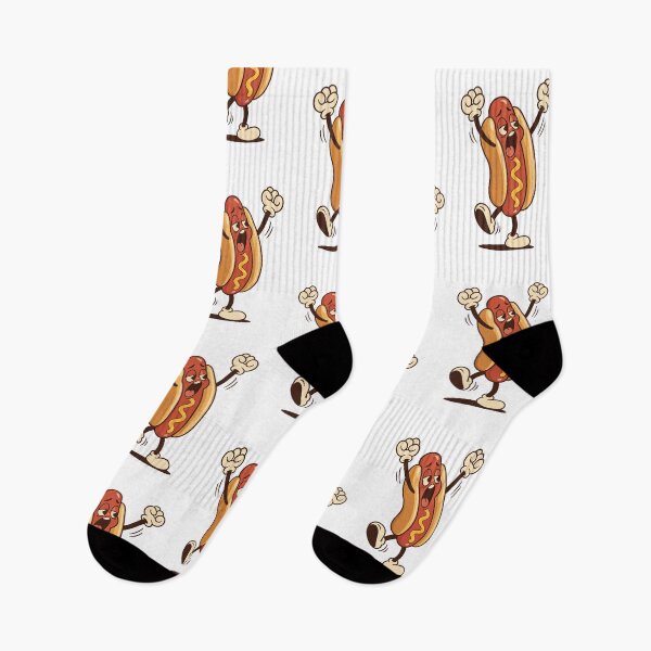 Item preview, Cozy Hot Dog Mid Morning Stretch designed and sold by HoopeStylee.
