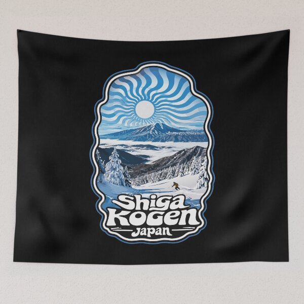 Item preview, Shiga Kogen Ski Resort Japan designed and sold by TomFrontierArt.