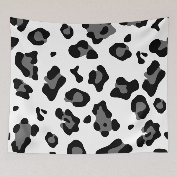 Item preview, snow leopard white animal print ocelot cheetah designed and sold by Gossip Rag.