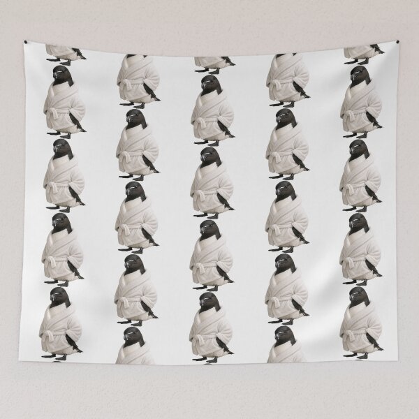 Item preview, Relaxing Bathrobe Razorbill Auk designed and sold by Sillytoe.