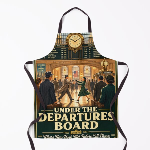 Item preview, Under the Departures Board – Grand Central Before Cell Phones designed and sold by Past in Threads.