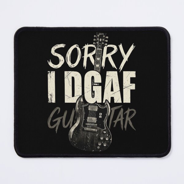 Item preview, Sorry I DGAF Guitar Shirt designed and sold by Zbixu.