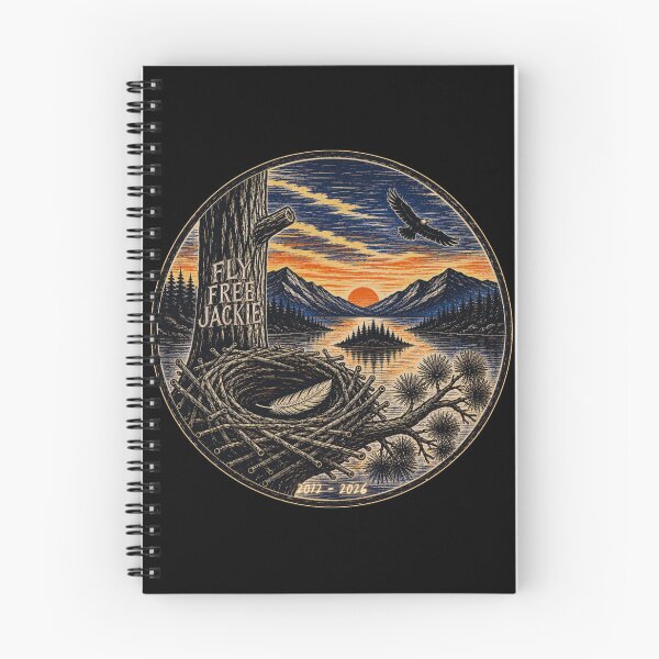 Item preview, Fly Free Jackie Bald Eagle Memorial Tribute designed and sold by GibasVisuals.