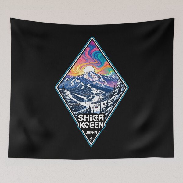 Item preview, Shiga Kogen Ski Resort Travel Japan Asia designed and sold by TomFrontierArt.