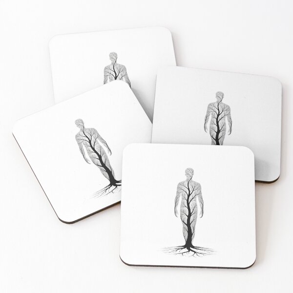 Item preview, Tree man — Monochrome Minimalism designed and sold by ErgTime.